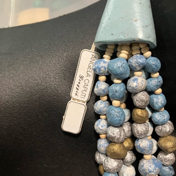 Angela caputi italy designer statement bib necklace - Picture 3 of 7